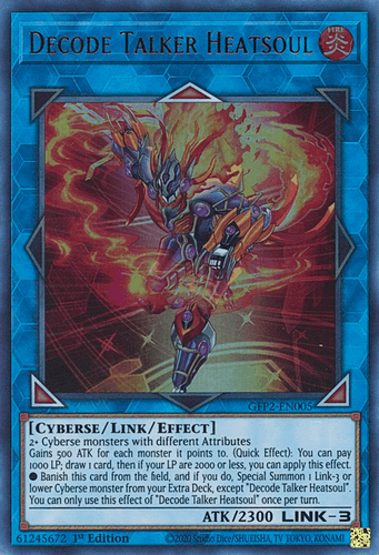 Decode Talker Heatsoul - GFP2-EN005 Ultra Rare 1st Edition