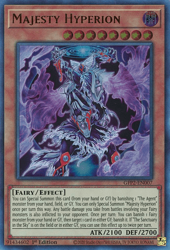 Majesty Hyperion - GFP2-EN007 Ultra Rare 1st Edition