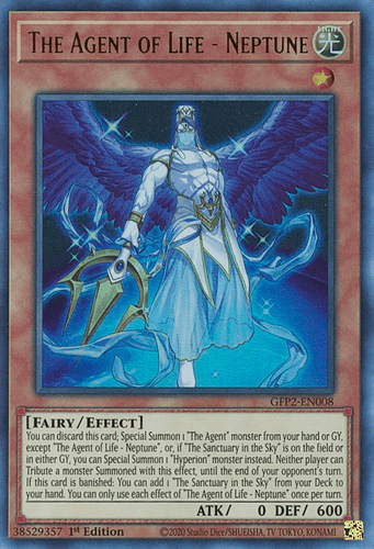 The Agent of Life - Neptune - GFP2-EN008 Ultra Rare 1st Edition