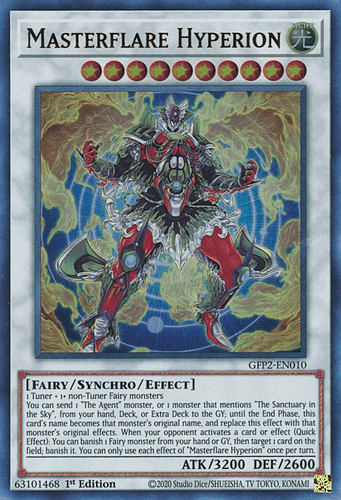 Masterflare Hyperion - GFP2-EN010 Ultra Rare 1st Edition