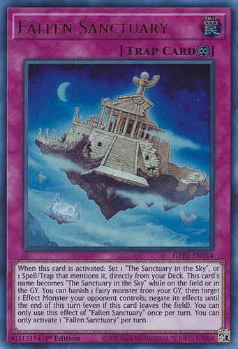 Fallen Sanctuary - GFP2-EN014 Ultra Rare 1st Edition