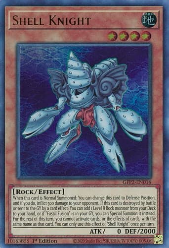 Shell Knight - GFP2-EN016 Ultra Rare 1st Edition