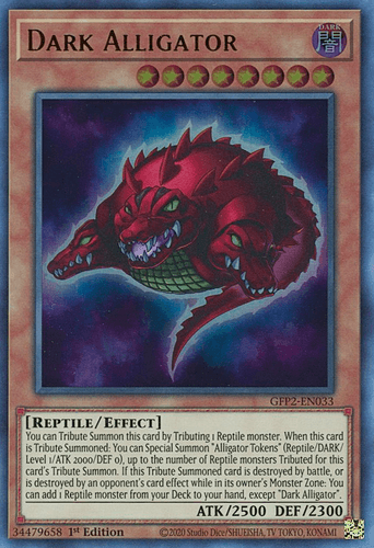 Dark Alligator - GFP2-EN033 Ultra Rare 1st Edition