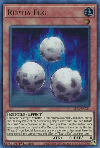 Reptia Egg - GFP2-EN034 Ultra Rare 1st Edition