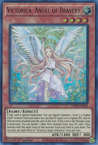 Victorica, Angel of Bravery - GFP2-EN042 Ultra Rare 1st Edition