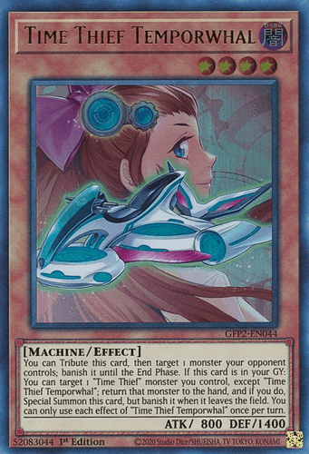 Time Thief Temporwhal - GFP2-EN044 Ultra Rare 1st Edition