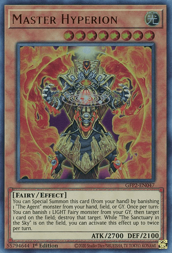Master Hyperion - GFP2-EN047 Ultra Rare 1st Edition