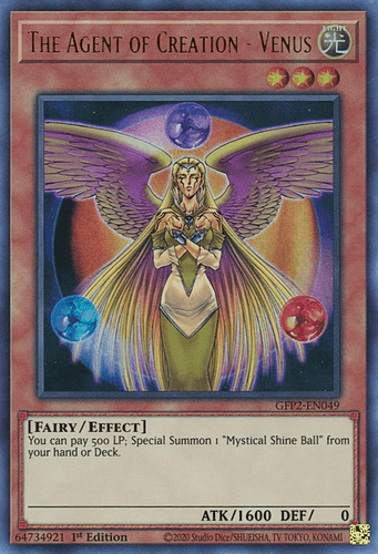 The Agent of Creation - Venus - GFP2-EN049 Ultra Rare 1st Edition