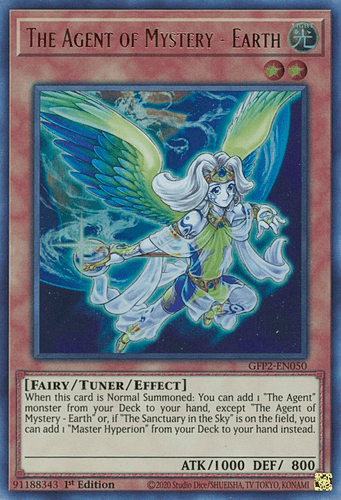 The Agent of Mystery - Earth - GFP2-EN050 Ultra Rare 1st Edition