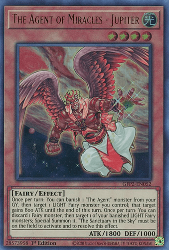 The Agent of Miracles - Jupiter - GFP2-EN052 Ultra Rare 1st Edition