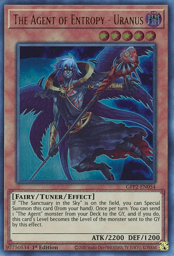 The Agent of Entropy - Uranus - GFP2-EN054 Ultra Rare 1st Edition