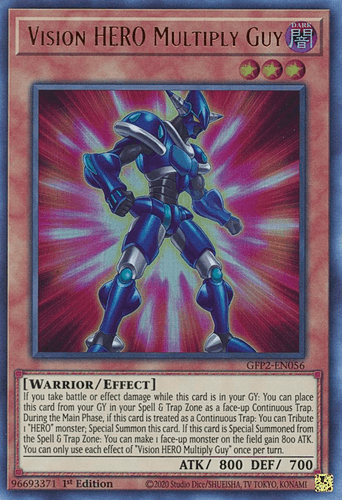 Vision HERO Multiply Guy - GFP2-EN056 Ultra Rare 1st Edition