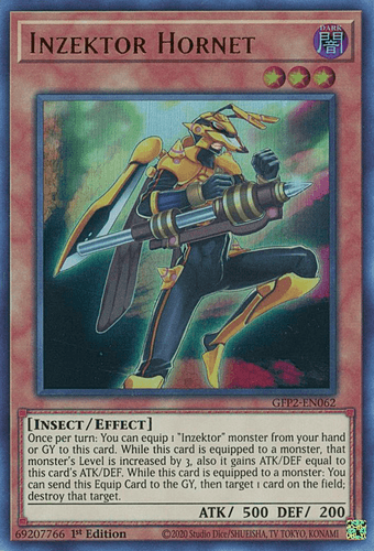 Inzektor Hornet - GFP2-EN062 Ultra Rare 1st Edition