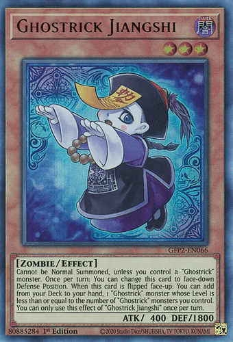 Ghostrick Jiangshi - GFP2-EN066 Ultra Rare 1st Edition