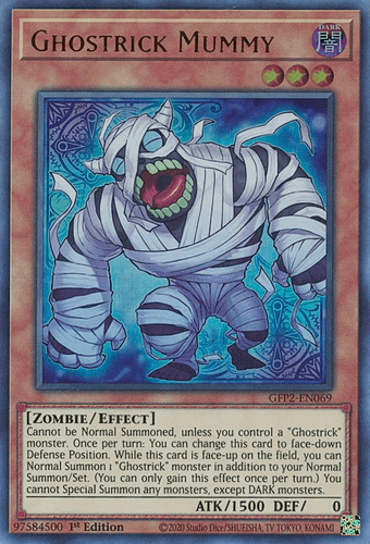 Ghostrick Mummy - GFP2-EN069 Ultra Rare 1st Edition