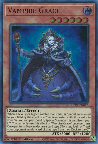 Vampire Grace - GFP2-EN072 Ultra Rare 1st Edition