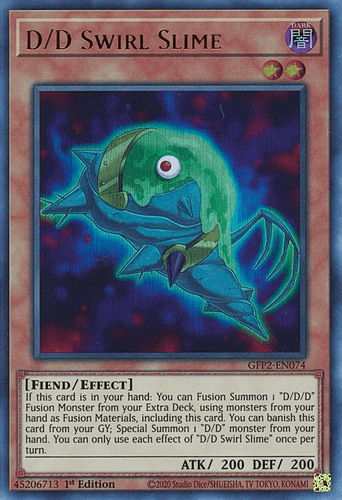 D/D Swirl Slime - GFP2-EN074 Ultra Rare 1st Edition
