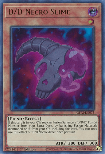 D/D Necro Slime - GFP2-EN075 Ultra Rare 1st Edition