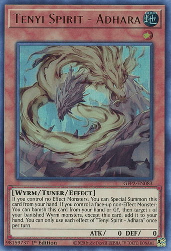 Tenyi Spirit - Adhara - GFP2-EN083 Ultra Rare 1st Edition