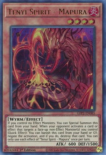 Tenyi Spirit - Mapura - GFP2-EN085 Ultra Rare 1st Edition