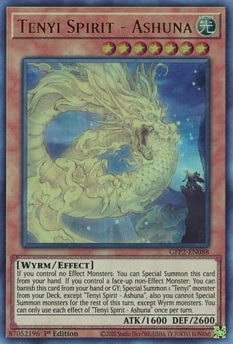 Tenyi Spirit - Ashuna - GFP2-EN088 Ultra Rare 1st Edition