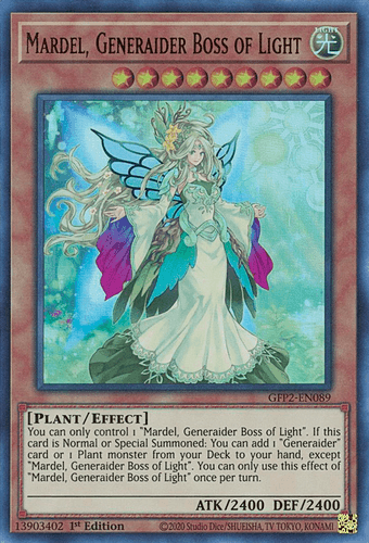 Mardel, Generaider Boss of Light - GFP2-EN089 Ultra Rare 1st Edition