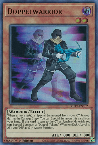 Doppelwarrior - GFP2-EN102 Ultra Rare 1st Edition