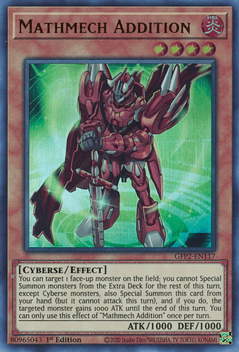 Mathmech Addition - GFP2-EN117 Ultra Rare 1st Edition