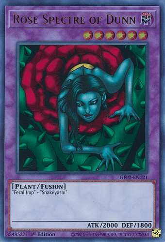 Rose Spectre of Dunn - GFP2-EN121 Ultra Rare 1st Edition