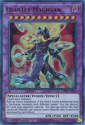 Quintet Magician - GFP2-EN127 Ultra Rare 1st Edition