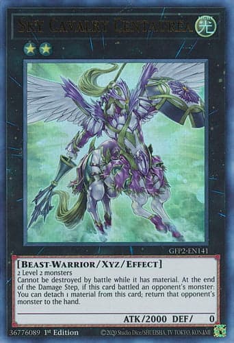 Sky Cavalry Centaurea - GFP2-EN141 Ultra Rare 1st Edition