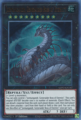 Jormungandr, Generaider Boss of Eternity - GFP2-EN147 Ultra Rare 1st Edition