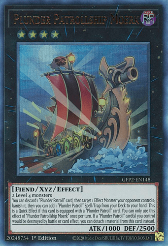Plunder Patrollship Moerk - GFP2-EN148 Ultra Rare 1st Edition