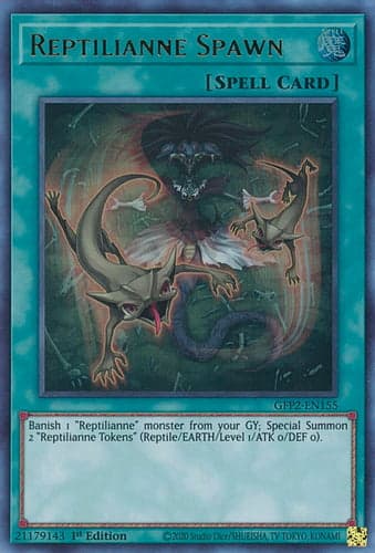 Reptilianne Spawn - GFP2-EN155 Ultra Rare 1st Edition