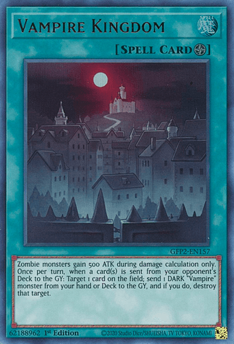 Vampire Kingdom - GFP2-EN157 Ultra Rare 1st Edition