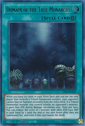Domain of the True Monarchs - GFP2-EN161 Ultra Rare 1st Edition