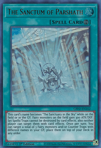 The Sanctum of Parshath - GFP2-EN162 Ultra Rare 1st Edition