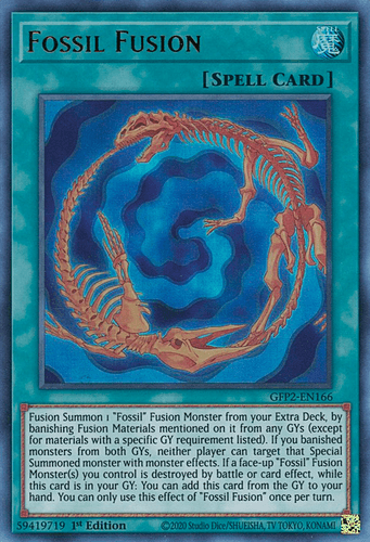 Fossil Fusion - GFP2-EN166 Ultra Rare 1st Edition