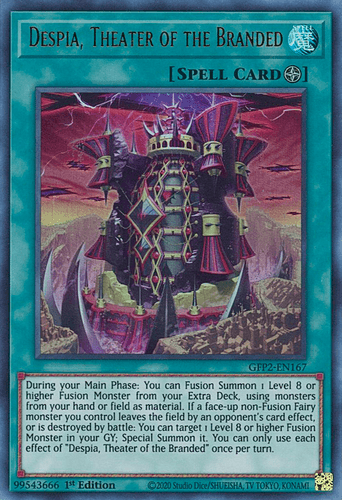 Despia, Theater of the Branded - GFP2-EN167 Ultra Rare 1st Edition