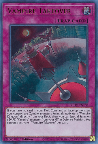 Vampire Takeover - GFP2-EN168 Ultra Rare 1st Edition