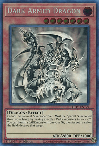 Dark Armed Dragon - GFP2-EN179 Ghost Rare 1st Edition