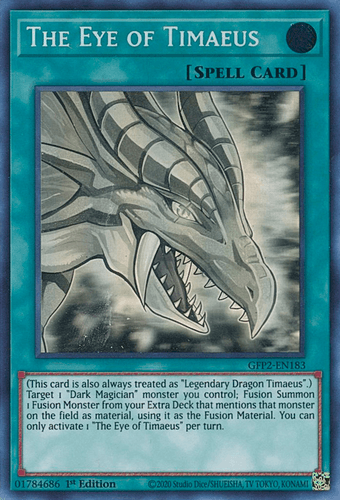 The Eye of Timaeus - GFP2-EN183 Ghost Rare 1st Edition