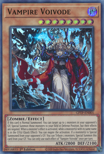 Vampire Voivode - GFTP-EN001 Ultra Rare 1st Edition