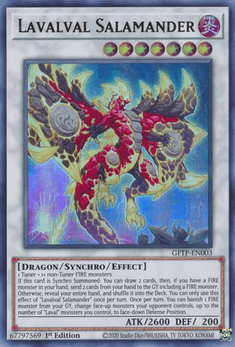 Lavalval Salamander - GFTP-EN003 Ultra Rare 1st Edition