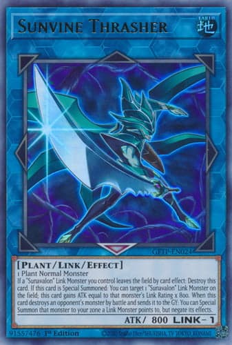 Sunvine Thrasher - GFTP-EN024 Ultra Rare 1st Edition
