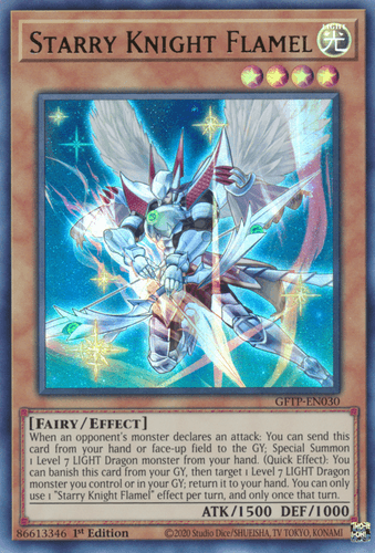 Starry Knight Flamel - GFTP-EN030 Ultra Rare 1st Edition