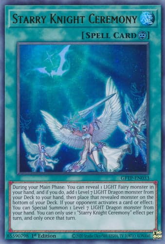 Starry Knight Ceremony - GFTP-EN033 Ultra Rare 1st Edition