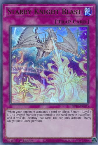 Starry Knight Blast - GFTP-EN035 Ultra Rare 1st Edition