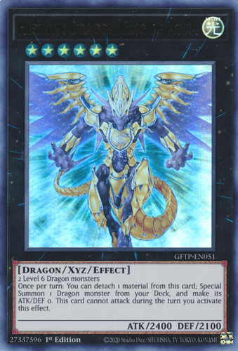 Hieratic Dragon King of Atum - GFTP-EN051 Ultra Rare 1st Edition