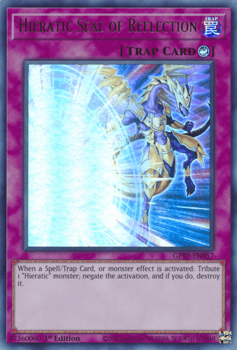 Hieratic Seal of Reflection - GFTP-EN057 Ultra Rare 1st Edition